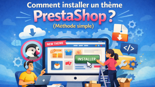 Comment installer theme prestashop